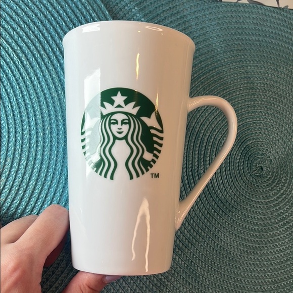 Starbucks White Ceramic Mug 16 fl oz EUC Cozy Fall Mug - Picture 3 of 17